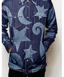 Vivienne Westwood デニムジャケット アートプリント Vivienne Westwood アートプリントデニムジャケット 40 Vivienne