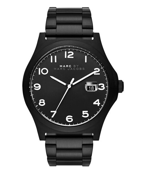 Marc by Marc Jacobs(マークバイマークジェイコブス)の「MARC BY MARC JACOBS 'Jimmy' Bracelet Watch, 42mm(アナログ腕時計・レディース・Black)」の2枚目の写真