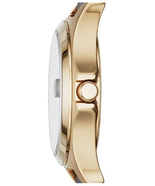 Marc by Marc Jacobs（マークバイマークジェイコブス）の「MARC BY MARC JACOBS 'The Slim' Leather Strap Watch, 30mm（アナログ腕時計・レディース・Black/ Gold）」の3枚目の写真