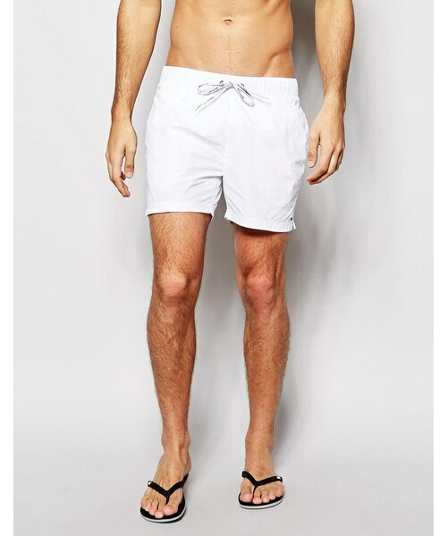 tommy hilfiger flag shorts