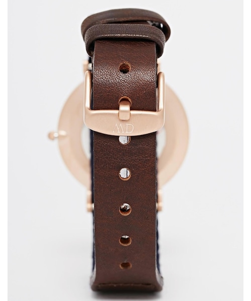 Daniel Wellington（ダニエルウェリントン）の「Daniel Wellington Leather & Nato Strap Watch（アナログ腕時計・メンズ・navywhite）」の3枚目の写真