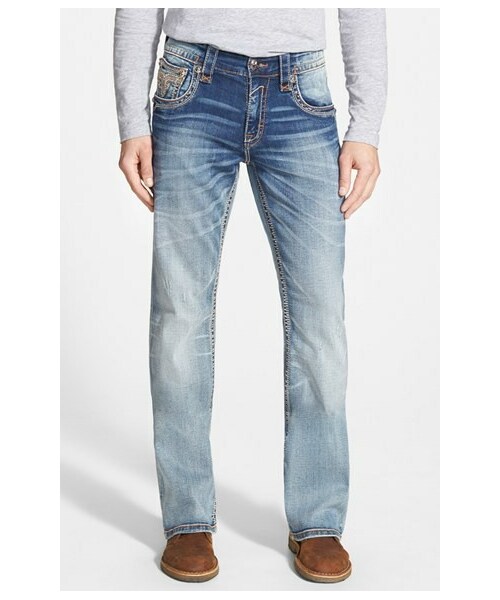 Rock Revival（ロックリバイバル）の「Rock Revival Bootcut Jeans (Kaejon)（デニムパンツ・メンズ・Kaejon B201・34/31/32/36）」の4枚目の写真