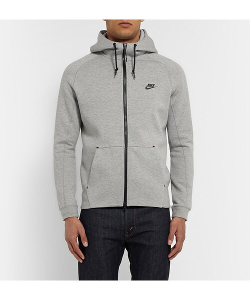 NIKE(ナイキ)の「Nike Tech Fleeceback Cotton-Blend Hoodie(スウェット・メンズ・Gray・M/S/L/XXL/XL/XXXL)」の2枚目の写真