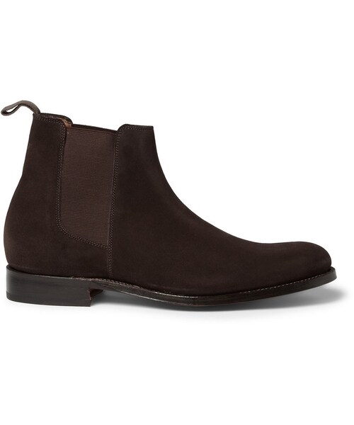 GRENSON(グレンソン)の「Grenson Declan Suede Chelsea Boots(ブーツ・メンズ・Brown・UK 8 (US 9)/UK 11.5 (US 12.5)/UK 6 (US 7)/UK 7 (US 8)/UK 7.5 (US 8.5)/UK 8.5 (US 9.5)/UK 9 (US 10)/UK 9.5 (US 10.5)/UK 10 (US 11)/UK 10.5 (US 11.5)/UK 11 (US 12)/UK 12 (US 13))」の2枚目の写真
