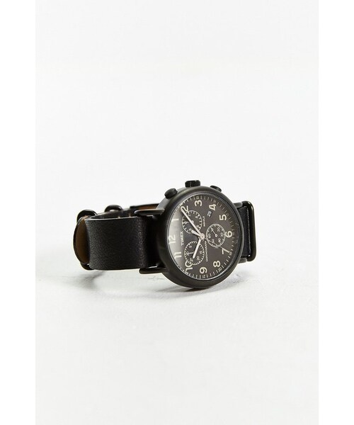 TIMEX（タイメックス）の「Timex Weekender Chrono Watch（アナログ腕時計・メンズ・BLACK/BROWN・ONE SIZE）」の7枚目の写真
