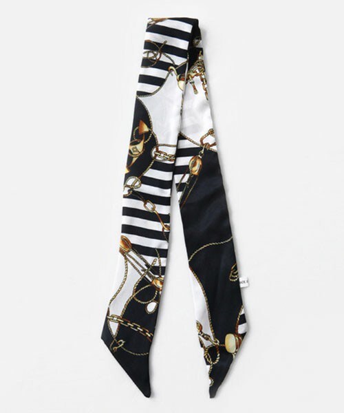 DHOLIC（ディーホリック）の「ユニーク柄スカーフモチーフヘアバンド（ヘアバンド・レディース・ディープミントA/レッドA/レッドB/ネイビーB/ブラックB・FREE）」の2枚目の写真