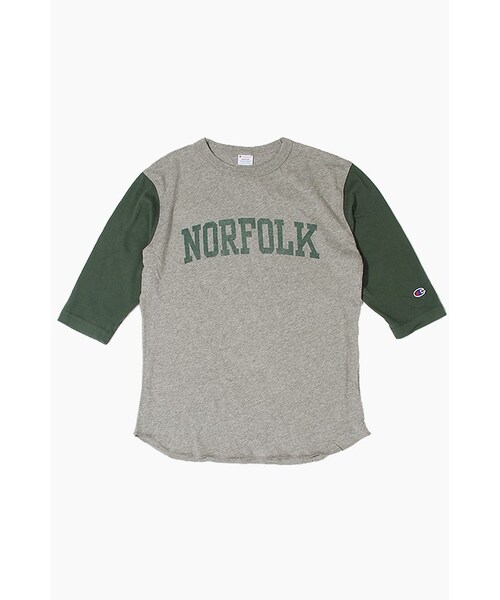 Champion(チャンピオン)の「Baseball Raglan(C3-F410) Green(トップス・メンズ・기타・S/M/L/XL)」の2枚目の写真