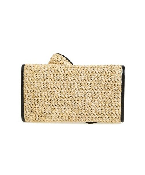 kate spade new york（ケイトスペード ニューヨーク）の「Kate Spade New York 'belle Place Viv' Straw Clutch（クラッチ