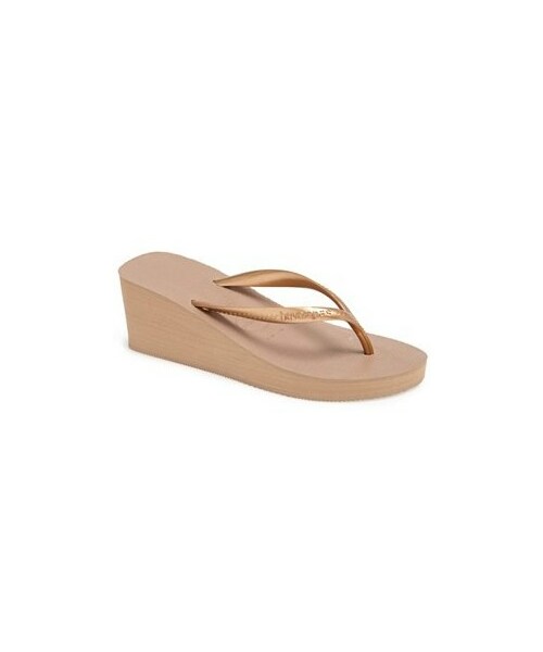havaianas(ハワイアナス)の「Havaianas 'High Fashion' Flip Flop(サンダル・レディース・Rose Gold・41 BR/39 BR/37 BR)」の2枚目の写真