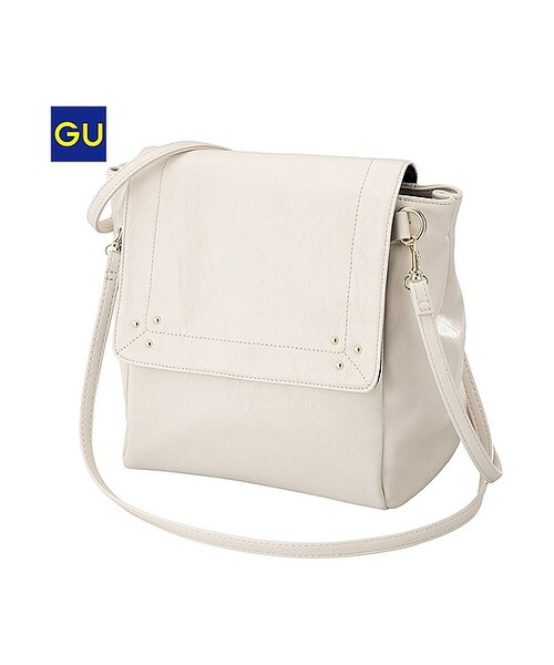 GU（ジーユー）の「（GU）ＷＯＭＥＮ２ＷＡＹフラップショルダーバッグ（WOMEN ⁄ バッグ・レディース・BLACK/BLUE/OFF WHITE・-）」の2枚目の写真