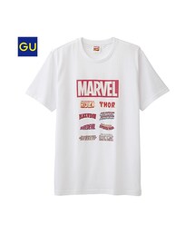 GU | （GU）グラフィックＴ（マーベル・半袖）Ｈ(トップス)