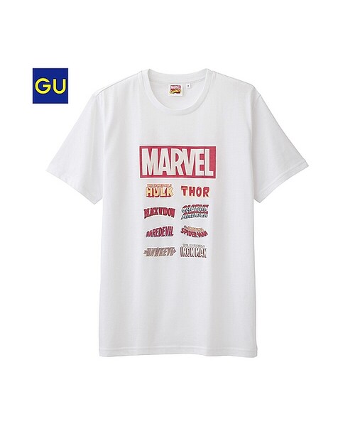 GU(ジーユー)の「(GU)グラフィックT(マーベル・半袖)H(MEN ⁄ グラフィックTシャツ・メンズ・BLACK/WHITE/GRAY・XL/M/S/L)」の2枚目の写真