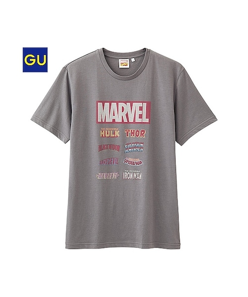 GU(ジーユー)の「(GU)グラフィックT(マーベル・半袖)H(MEN ⁄ グラフィックTシャツ・メンズ・BLACK/WHITE/GRAY・XL/M/S/L)」の3枚目の写真