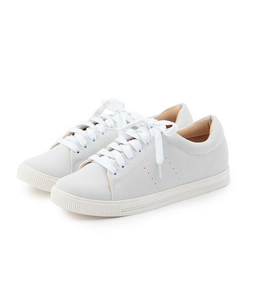 Ray Cassin レイカズン の 合皮レースアップスニーカー ファッション雑貨 Wear