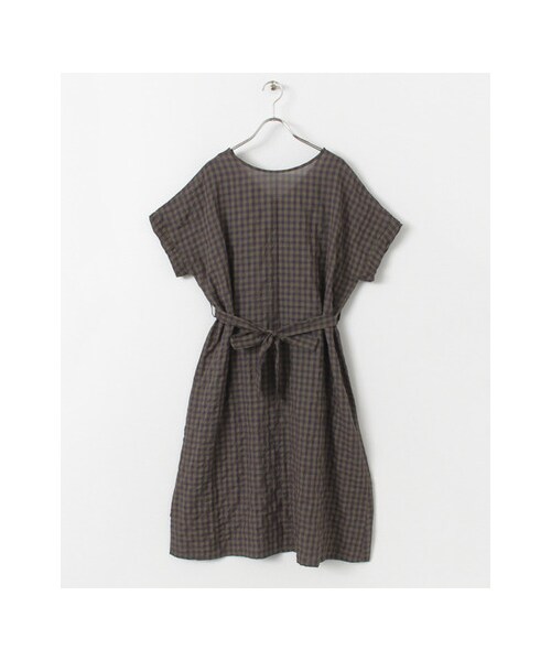 KBF（ケイビーエフ）の「ギンガム2WAYワンピース（ワンピース/ドレス・レディース・WHT×NVY/CAM×BLU/KHK×NVY・one）」の3枚目の写真