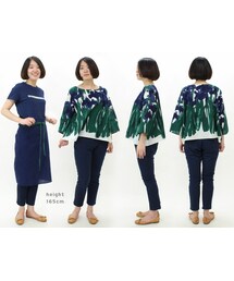 45R（フォーティーファイブアール）度甘平プリント歳時記馬比古Tシャツ 20150430080321318_215.jpg