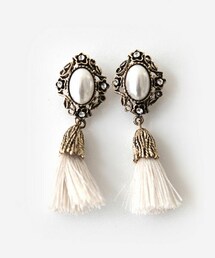 DHOLIC | パール&タッセルピアス(ピアス（両耳用）)