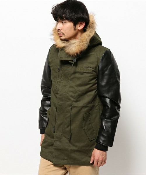 Bitter Ender（ビターエンダー）の「BitterEnder/ビターエンダー/PU SLEEVE MODS COAT（モッズコート