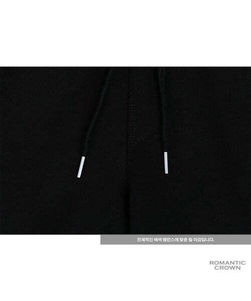 ROMANTIC CROWN（ロマンティッククラウン）の「GOOD LIFE SWEAT SHORTS_BLACK（その他・メンズ・기타）」の11枚目の写真