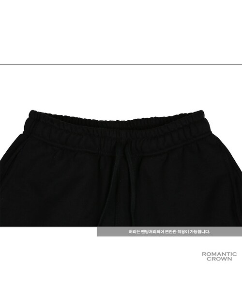 ROMANTIC CROWN（ロマンティッククラウン）の「GOOD LIFE SWEAT SHORTS_BLACK（その他・メンズ・기타）」の10枚目の写真