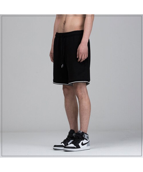 ROMANTIC CROWN（ロマンティッククラウン）の「GOOD LIFE SWEAT SHORTS_BLACK（その他・メンズ・기타）」の5枚目の写真