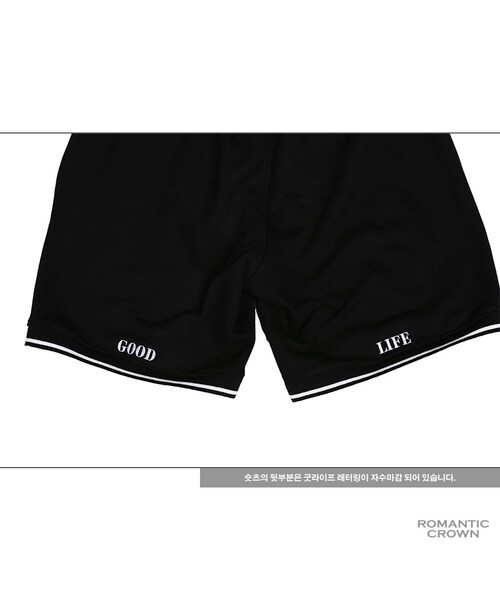 ROMANTIC CROWN（ロマンティッククラウン）の「GOOD LIFE SWEAT SHORTS_BLACK（その他・メンズ・기타）」の14枚目の写真