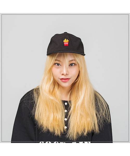 ROMANTIC CROWN（ロマンティッククラウン）の「FRENCH FRIES CAP_BLK（その他・メンズ・기타）」の2枚目の写真