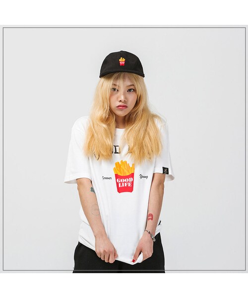 ROMANTIC CROWN（ロマンティッククラウン）の「FRENCH FRIES TEE_WHITE（その他・メンズ・기타）」の8枚目の写真
