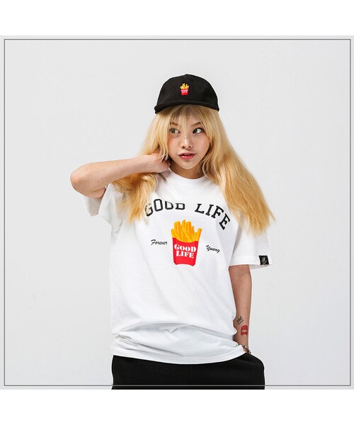 ROMANTIC CROWN（ロマンティッククラウン）の「FRENCH FRIES TEE_WHITE（その他・メンズ・기타）」の6枚目の写真