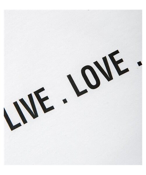 plain-me(プレインミー)の「愛要即時Slogan彩T(その他・メンズ・白/深藍)」の4枚目の写真