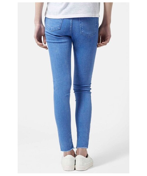 TOPSHOP（トップショップ）の「Topshop Moto 'Jamie' High Waist Skinny Jeans (Blue) (Short)（デニムパンツ・レディース・Blue・30 (28-29 US)/28 (27 US)/25 (24 US)/32 (30-31 US)/26 (25-26 US)）」の4枚目の写真