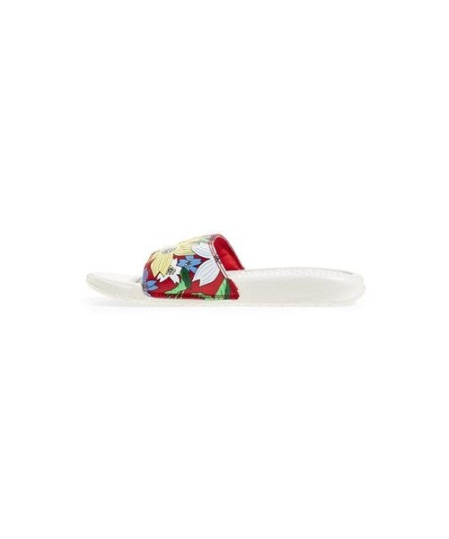 NIKE（ナイキ）の「Nike 'Benassi JDI' Print Slide Sandal (Women)（サンダル・レディース・Sail-Tryllw・8 M/10 M/7 M/9 M/6 M）」の3枚目の写真