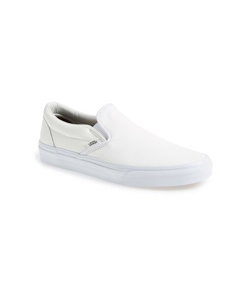 VANS（バンズ）の「Vans 'Classic' Slip-On Sneaker (Men)（その他シューズ・メンズ・Crackle White/ White・11 M/10.5 M/10 M/9.5 M/9 M/8 M/13 M/12 M）」の4枚目の写真