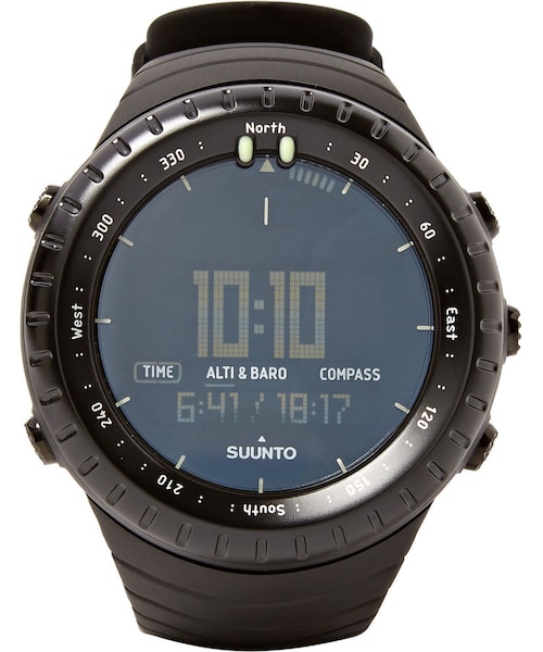SUUNTO デジタル腕時計 グレー SUUNTO （期間限定価格）スント RUN FROST GRAY ラン フロスト