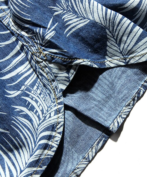 FREAK'S STORE（フリークスストア）の「デニムアロハシャツ（その他・メンズ・ブルー/ネイビー・M/L）」の8枚目の写真