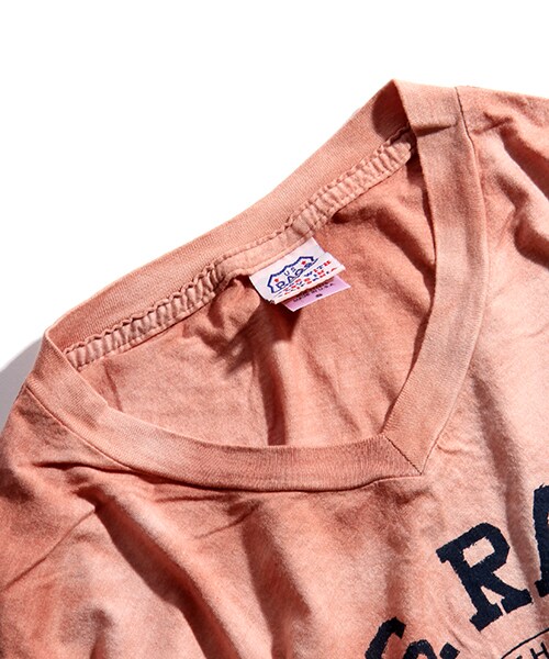 US RAGS（ユーエスラグス）の「MENS POCKET VNECK DYED（トップス・メンズ・ピンク/オレンジ・S/M）」の5枚目の写真