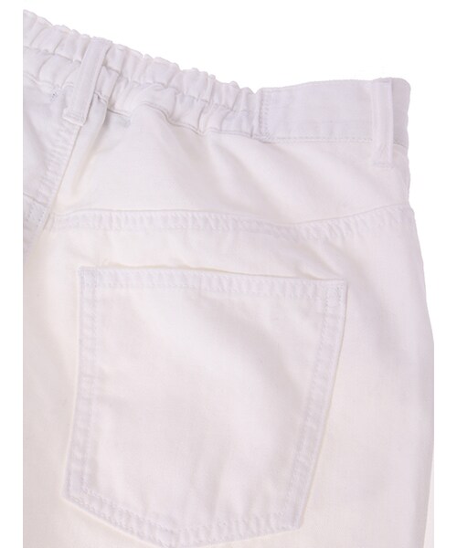 w closet（ダブルクローゼット）の「ストレートデニムパンツ（パンツ・レディース・ブルー/ワンウォッシュ/ホワイト・FREE）」の9枚目の写真