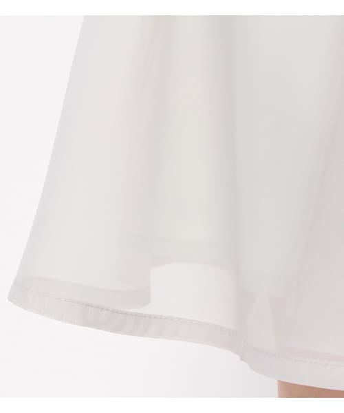 PAGEBOY（ページボーイ）の「マルロンxオーガンジーセットアップ（ワンピース/ドレス・レディース・アイスグレー/サックス/ネイビー）」の10枚目の写真