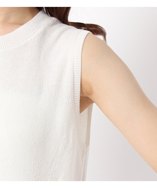 PAGEBOY（ページボーイ）の「マルロンxオーガンジーセットアップ（ワンピース/ドレス・レディース・アイスグレー/サックス/ネイビー）」の8枚目の写真