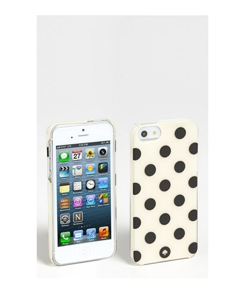 kate spade new york(ケイトスペード ニューヨーク)の「kate spade new york 'la pavillion - jewels' iPhone 5 & 5s case(生活家電・レディース・Cream/ Black)」の1枚目の写真