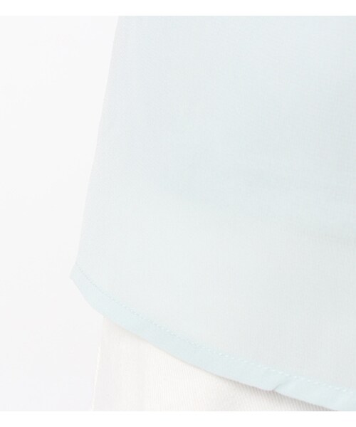 PAGEBOY（ページボーイ）の「ネックレス付きフレアスリーブブラウス（トップス・レディース・オフホワイト/ホワイト系/クリーム/サックス/ミント）」の12枚目の写真