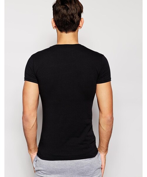 EMPORIO ARMANI（エンポリオアルマーニ）の「Emporio Armani Basic Logo T-Shirt（Tシャツ/カットソー・メンズ・black・XL-Chest 42-44"）」の4枚目の写真