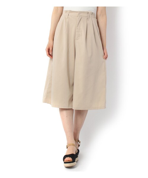 mysty woman（ミスティウーマン）の「2WAYガウチョサロペット（オールインワン・サロペット・レディース・オフホワイト/ベージュ/ネイビー/ブラック・M）」の13枚目の写真