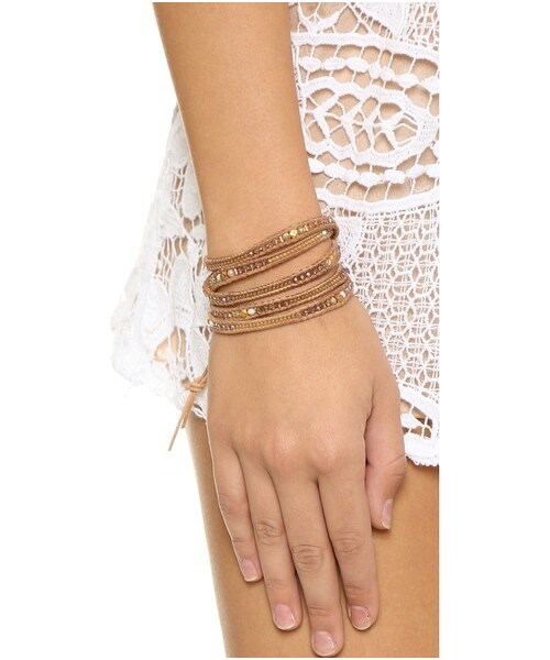 CHAN LUU（チャンルー）の「Chan Luu Beaded Wrap Bracelet（ブレスレット・レディース・Natural Mix/Beige・One Size）」の3枚目の写真