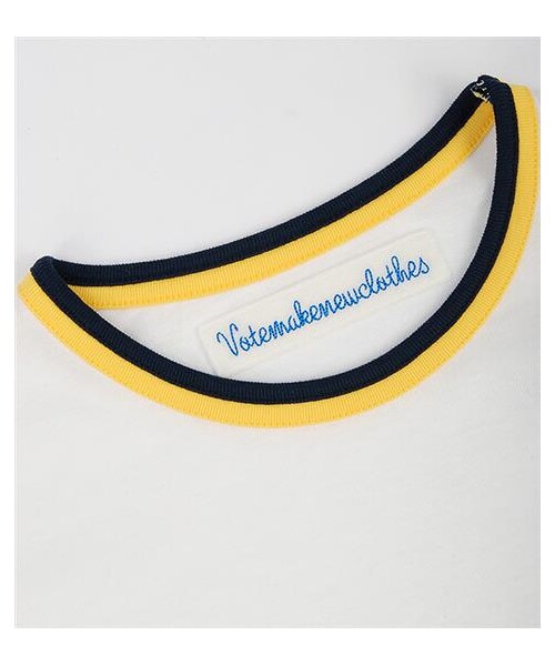 VOTE MAKE NEW CLOTHES(ボートメイクニュークローズ)の「VOTE SHOULDER MESH TEE(その他・メンズ・白)」の2枚目の写真