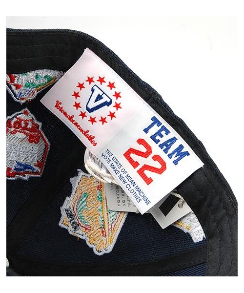 VOTE MAKE NEW CLOTHES（ボートメイクニュークローズ）の「VOTE 5 RINGS BB CAP（その他・メンズ・紅/海軍藍）」の8枚目の写真