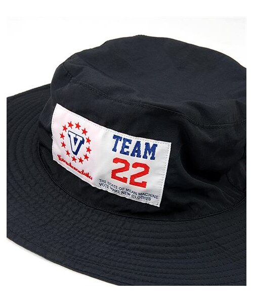 VOTE MAKE NEW CLOTHES(ボートメイクニュークローズ)の「VOTE CAMP HAT(その他・メンズ・海軍藍/黑)」の11枚目の写真