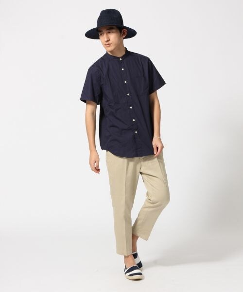 RAGEBLUE（レイジブルー）の「綿麻タックアンクルパンツ（パンツ・メンズ・ブラック09/ベージュ52/オリーブ78・Ｍ/Ｌ）」の5枚目の写真