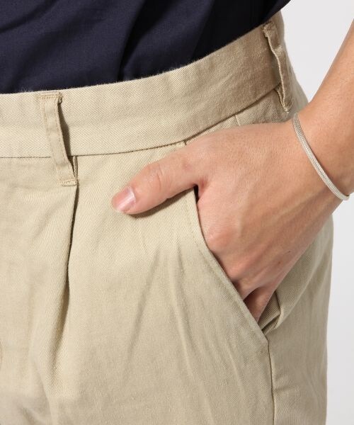 RAGEBLUE（レイジブルー）の「綿麻タックアンクルパンツ（パンツ・メンズ・ブラック09/ベージュ52/オリーブ78・Ｍ/Ｌ）」の10枚目の写真