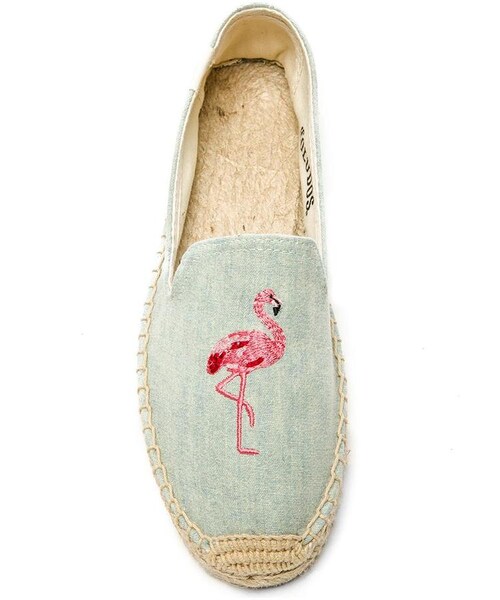 SOLUDOS（ソルドス）の「Soludos Flamingo Embroidered Espadrille（シューズ・レディース・Light Chambray_WZ102・10）」の5枚目の写真